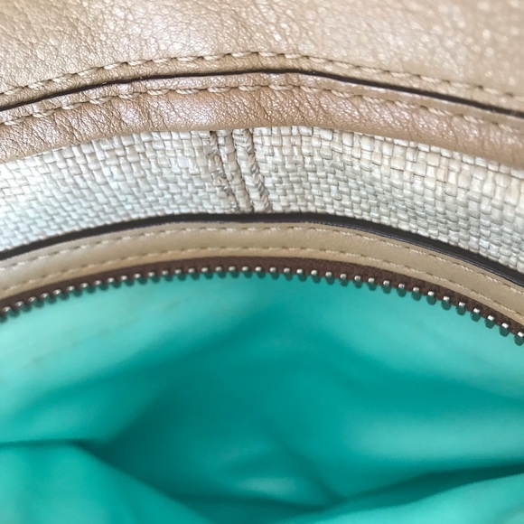 Coach large straw satchel - Picture 6 of 7